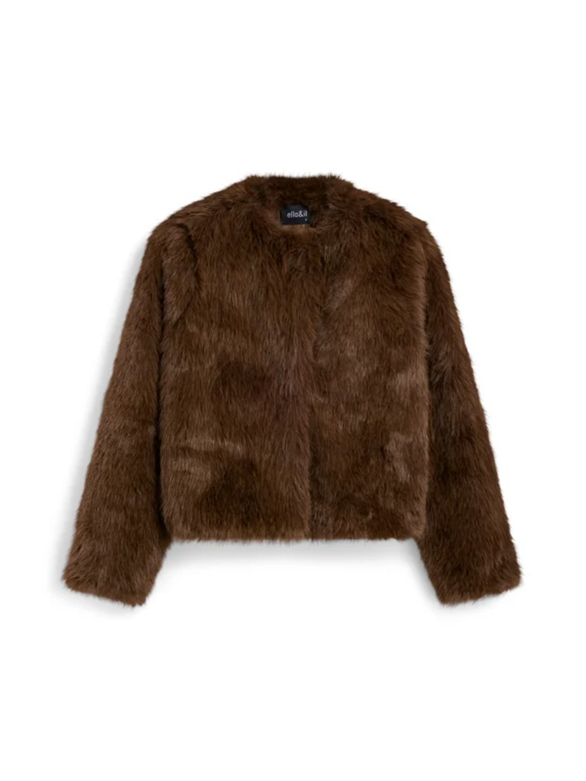 Tora Fake Fur Jacket - Brown