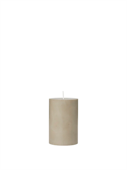 Eco Pillar Candle 10cm - Linen
