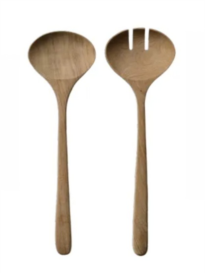 Salatbestikk - Ubehandlet Teak