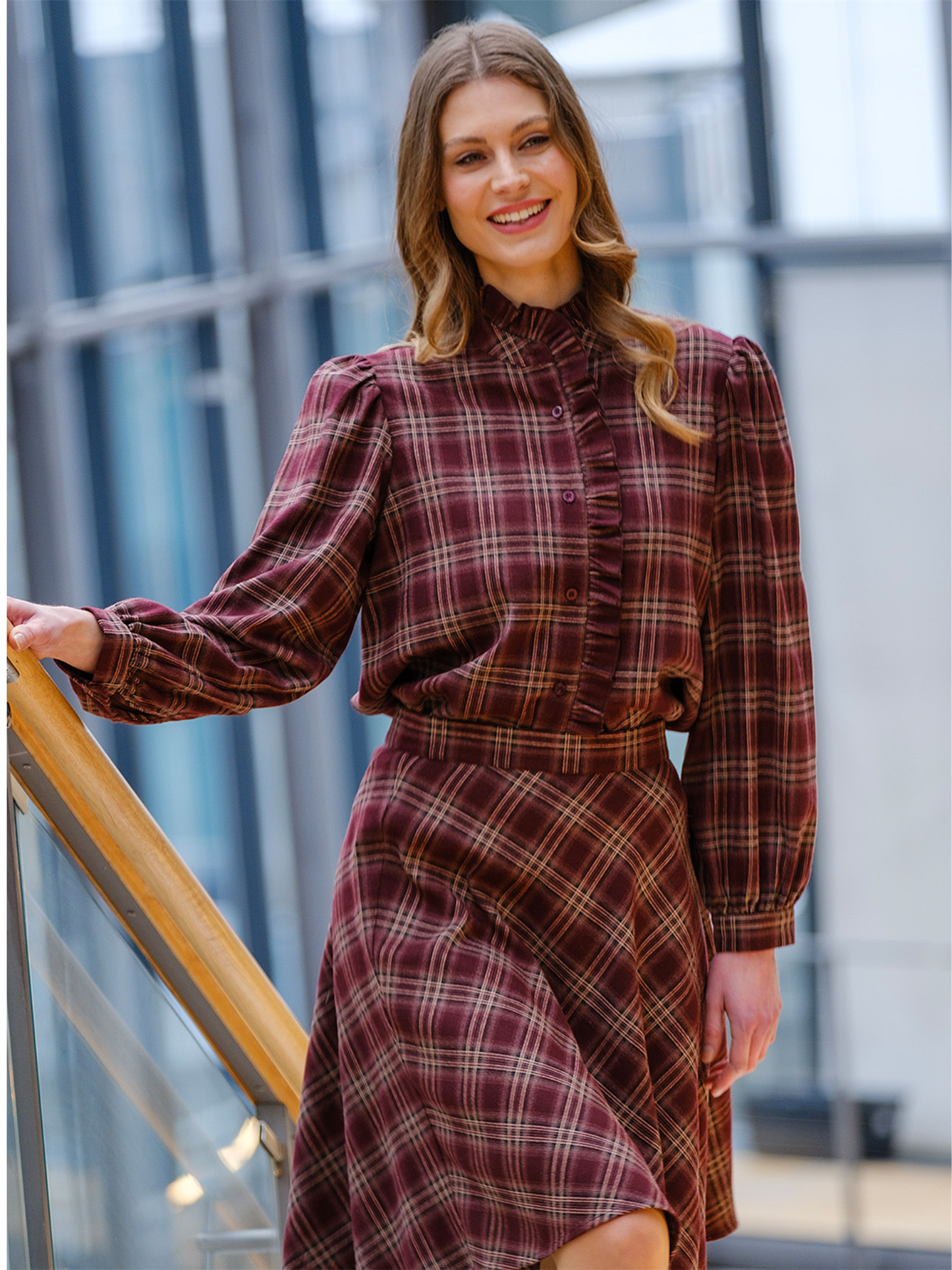 Ellie Skirt - Wine
