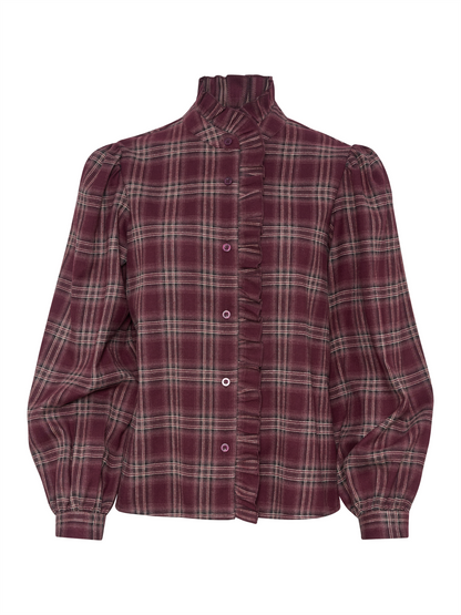 Charlotte Blouse - Wine