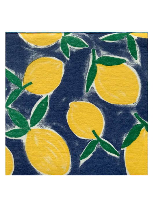 Servietter - Citrus Blue 40x40cm