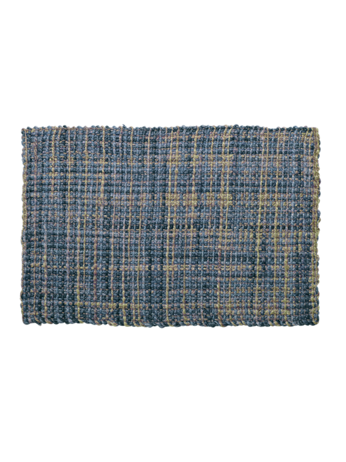 Dørmatte 60x90cm Jute - Blå/Natur