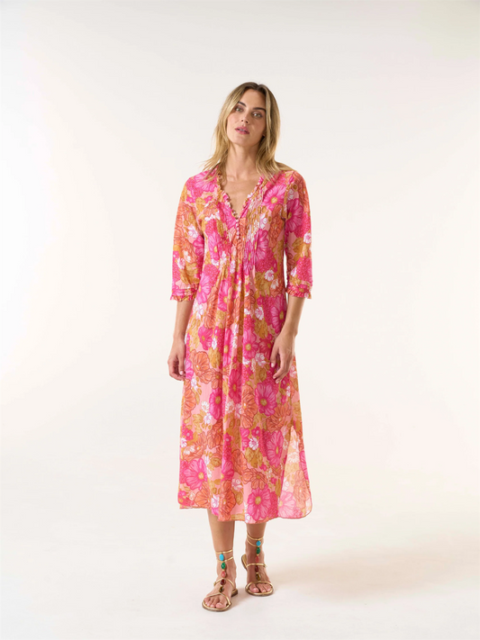 Long Poppy Dress - Cape Coz Pink