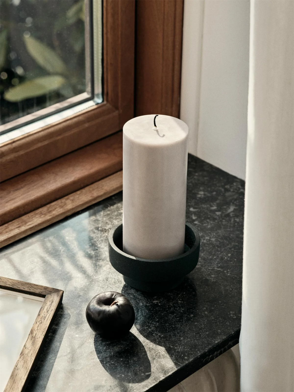 Eco Pillar Candle 15cm - Pure White
