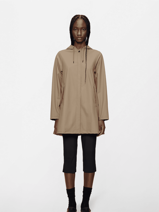 A - Line W Jacket - Beige - at home