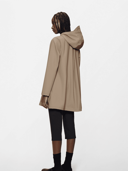 A - Line W Jacket - Beige - at home