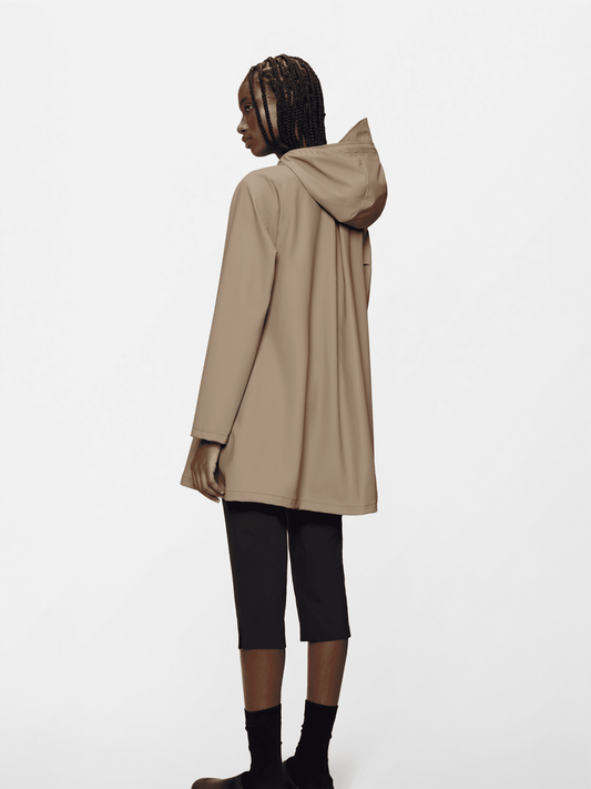 A - Line W Jacket - Beige - at home