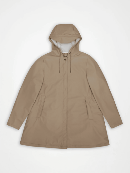 A - Line W Jacket - Beige - at home