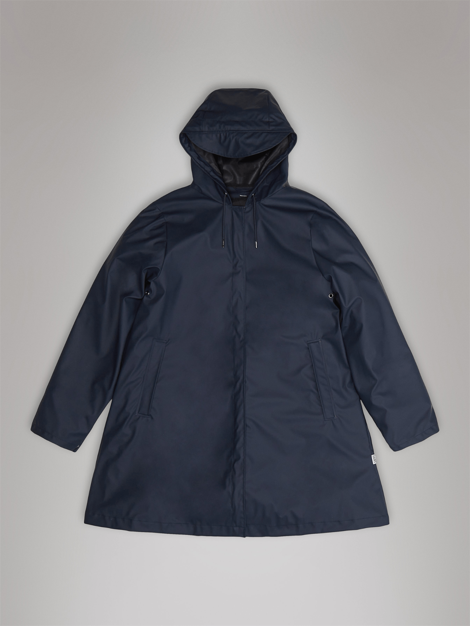 A - Line W Jacket - Navy - at home