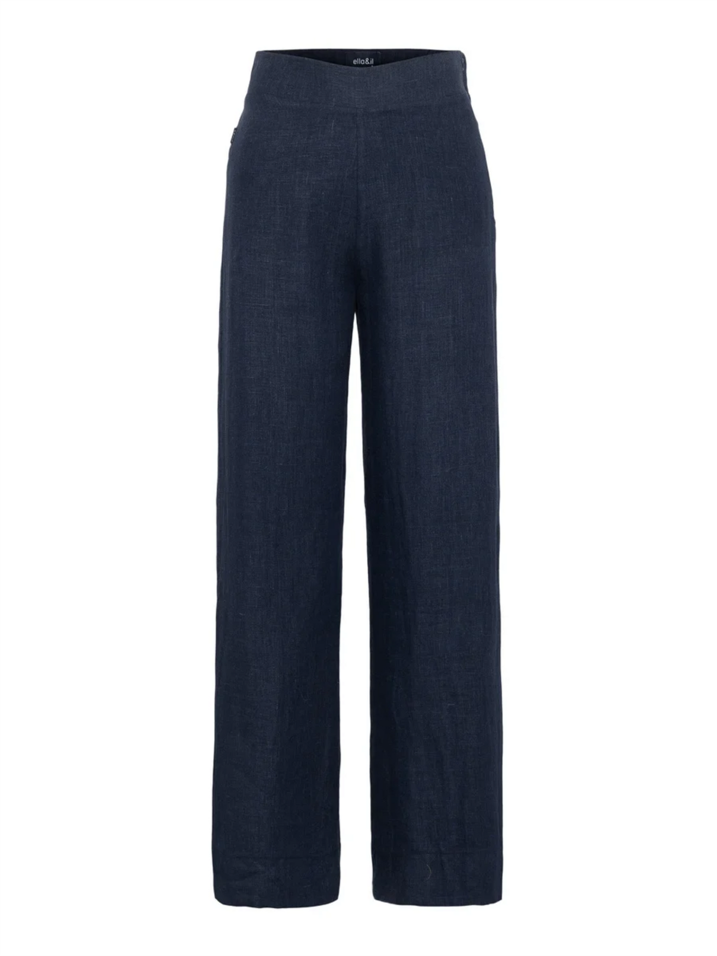 Molly Linen Pants - Navy
