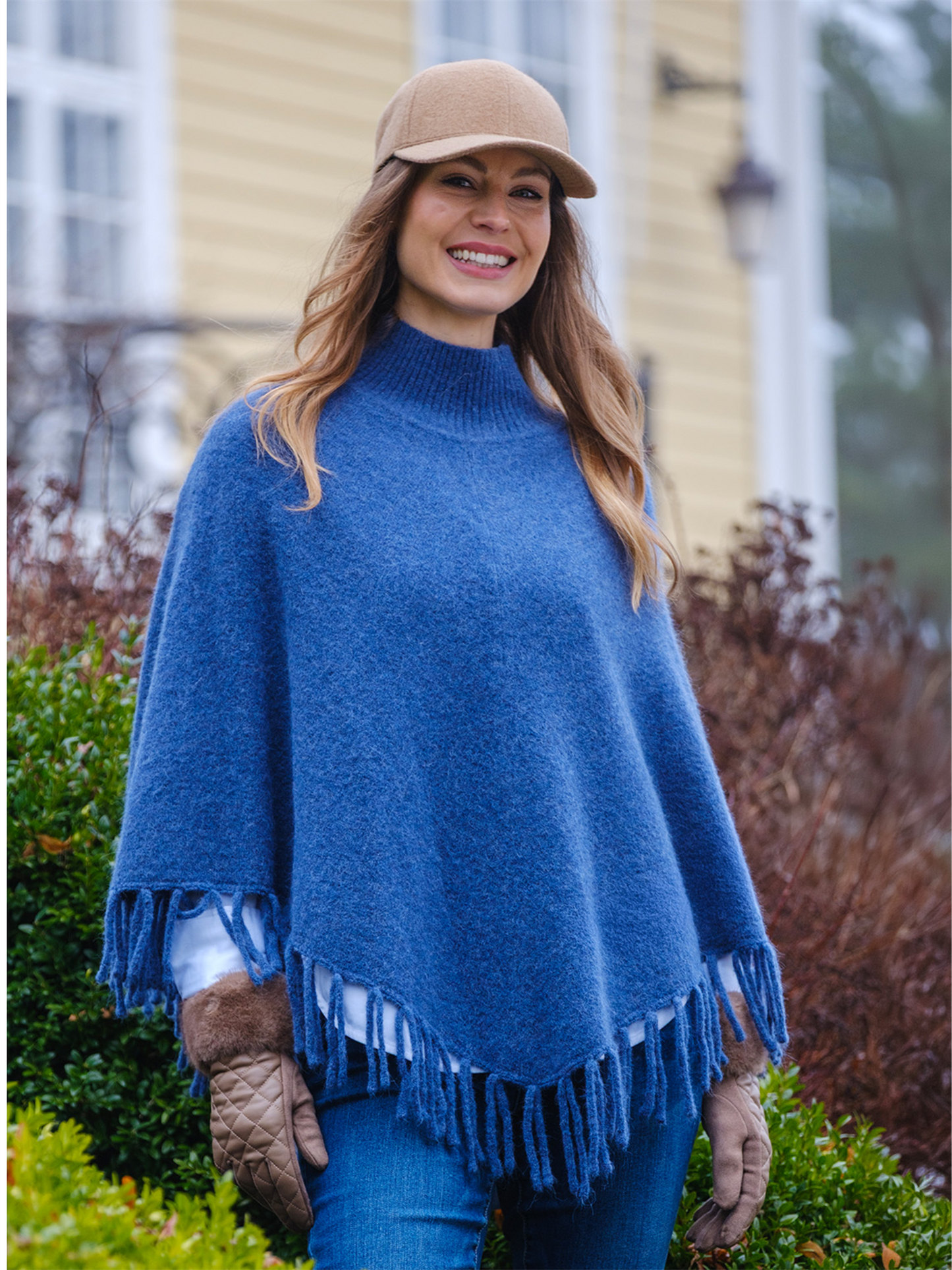 Pocahontas Poncho - Midnight Blue