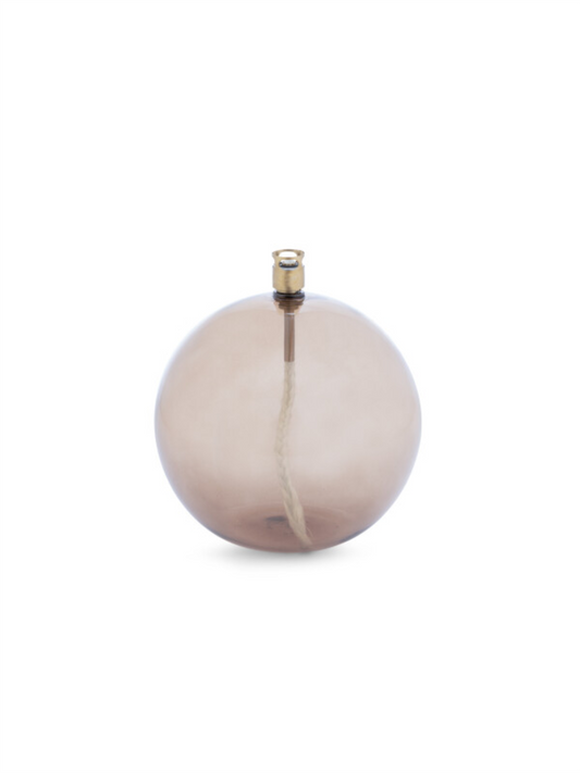 Oljelampe - Round Champagne Beige L