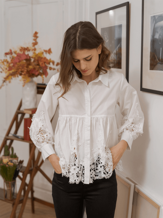 Aimie Shirt - White - at home