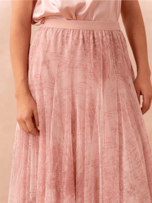 Amber Skirt - Pink - at home