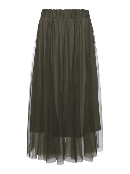 Andrea Skirt - Pale Green - at home