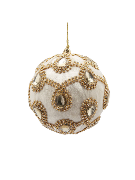 Julekule - Gems Velur 10cm