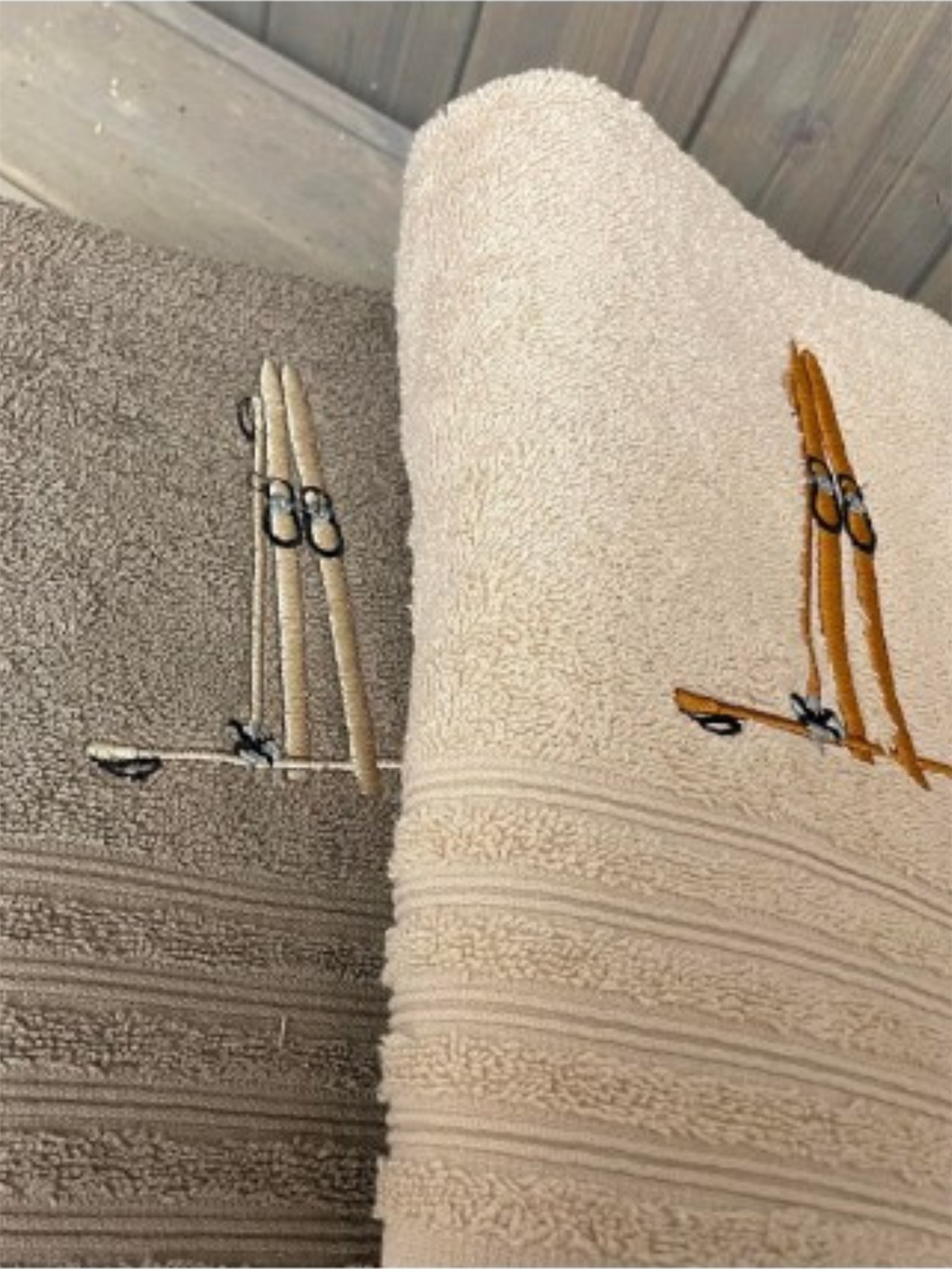 Badehåndkle Ski 70x140cm - Sand