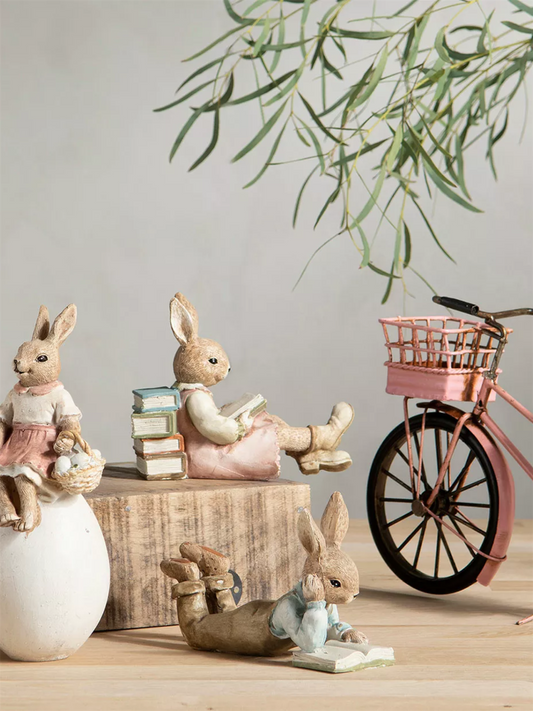 Påskepynt - Kaninpar Leser