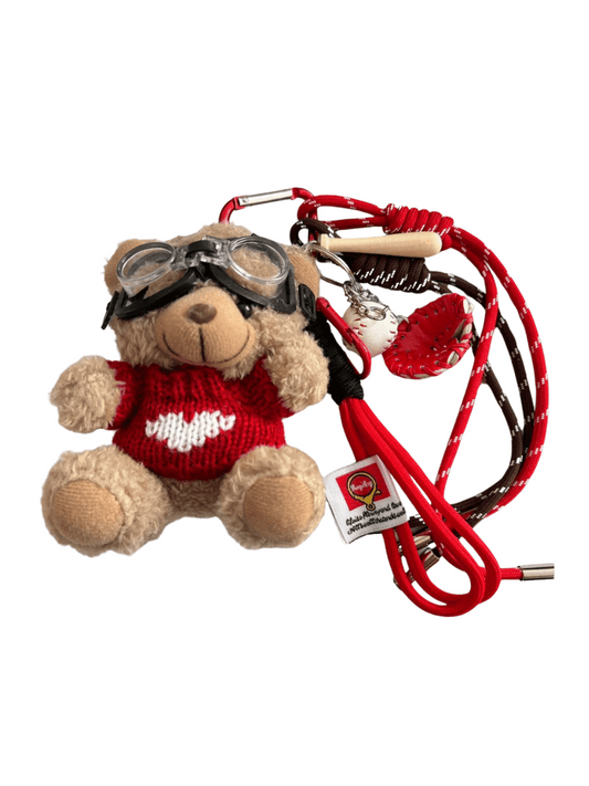 Bag Charm Set - Red - at home