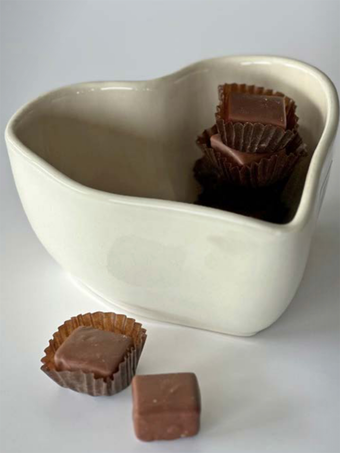 Hjerteskål 15x8cm - Havre