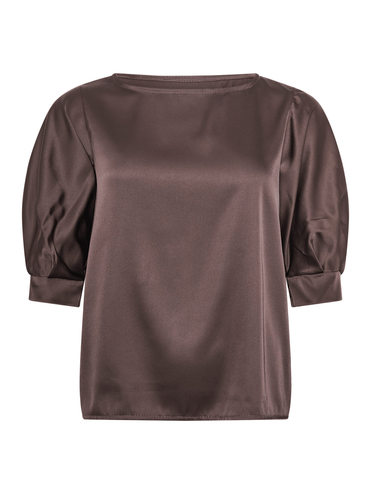 Beauty Blouse - Brown - at home
