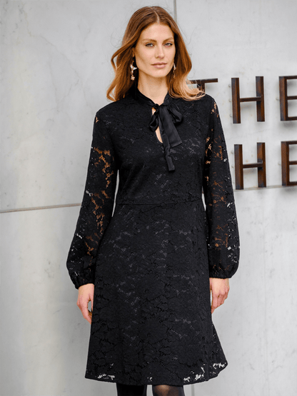 Belle Dress - Black - at home