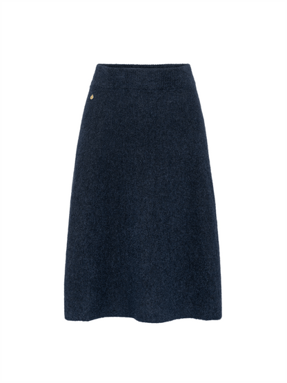 Betty Short Skirt - Navy - at home