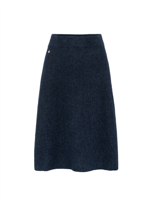 Betty Short Skirt - Navy - at home