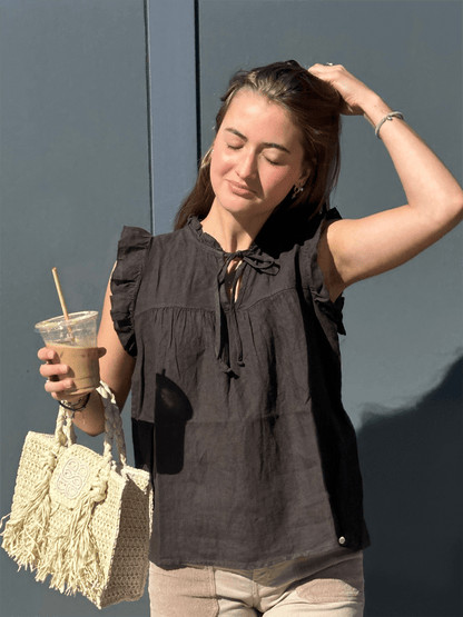 Betty Top - Kakao - at home