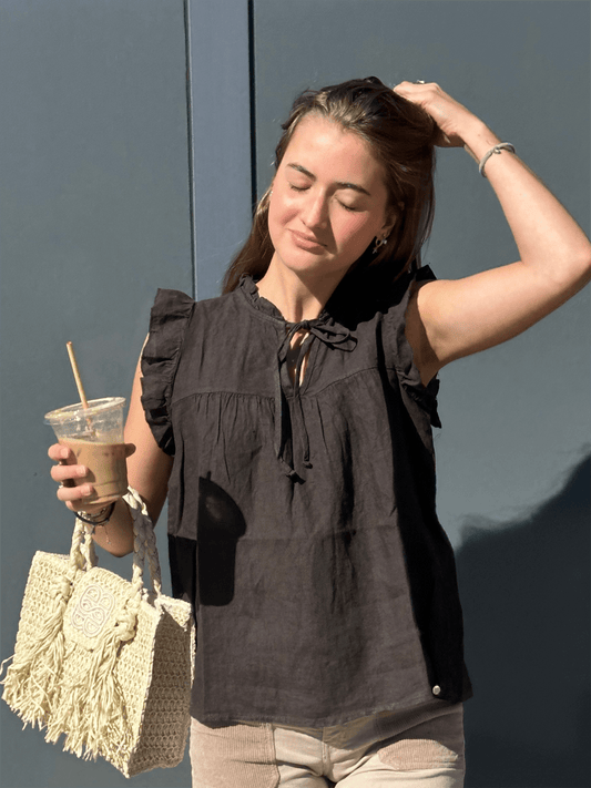 Betty Top - Kakao - at home