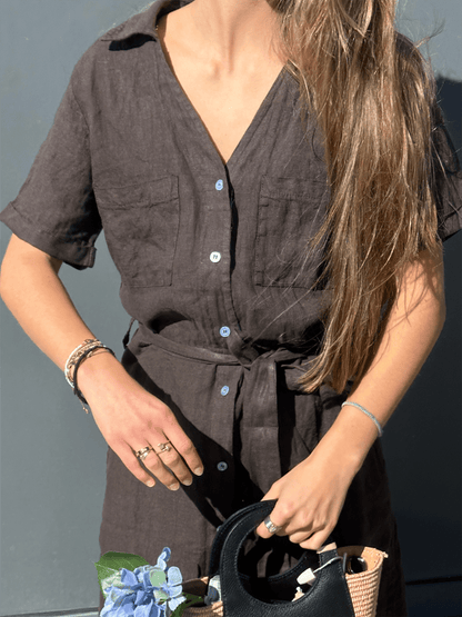 Blixen Dress - Kakao - at home