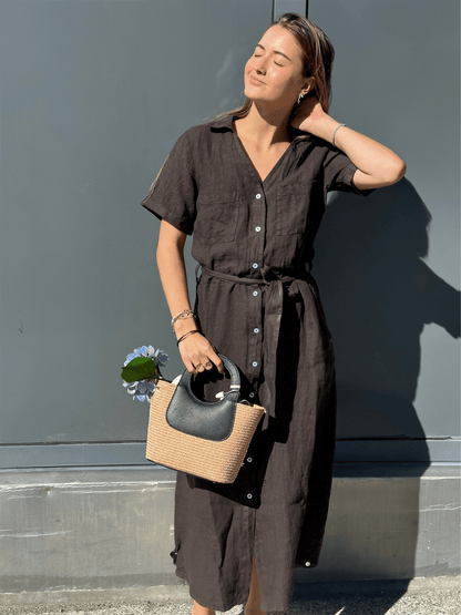 Blixen Dress - Kakao - at home