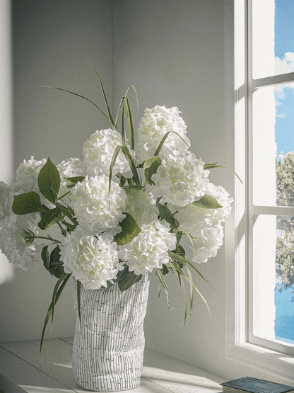Blomst - Hortensia 70cm Hvit - at home