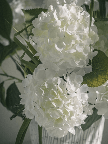 Blomst - Hortensia 70cm Hvit - at home