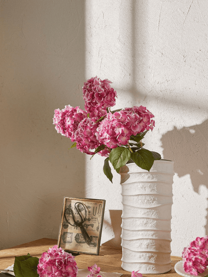 Blomst - Hortensia 70cm Mørkerosa - at home