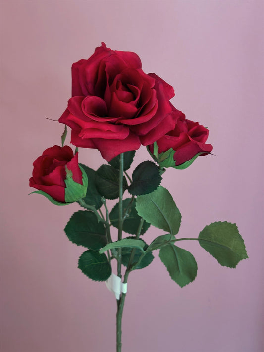 Blomst - Rose H55cm Rød - at home