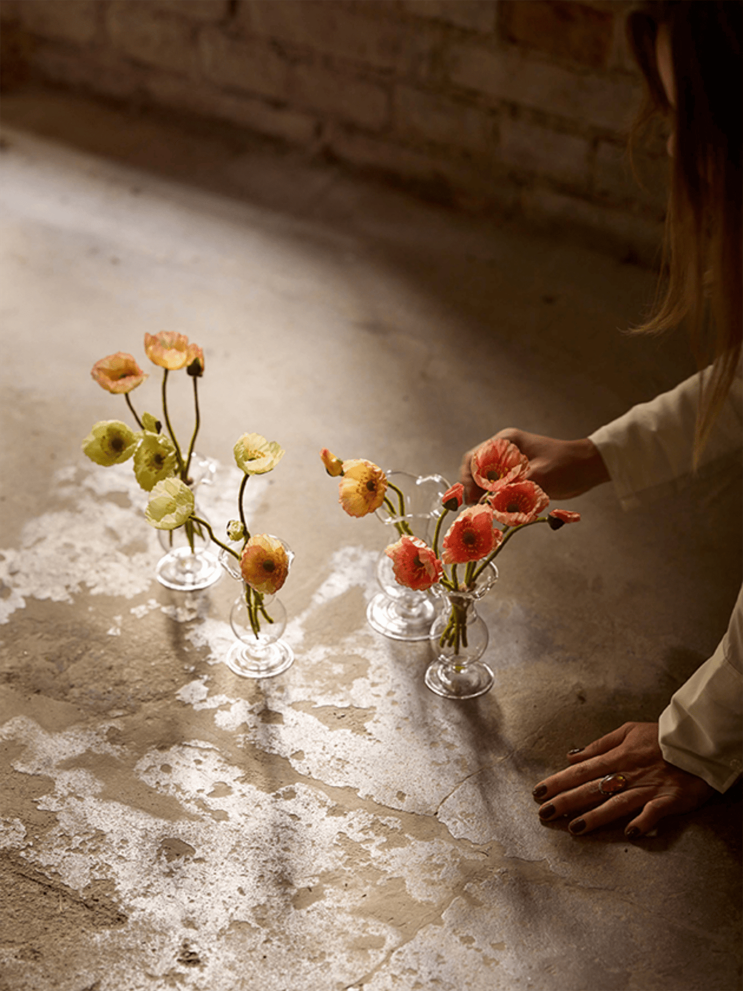 Blomst - Valmue H22cm Rosa - at home