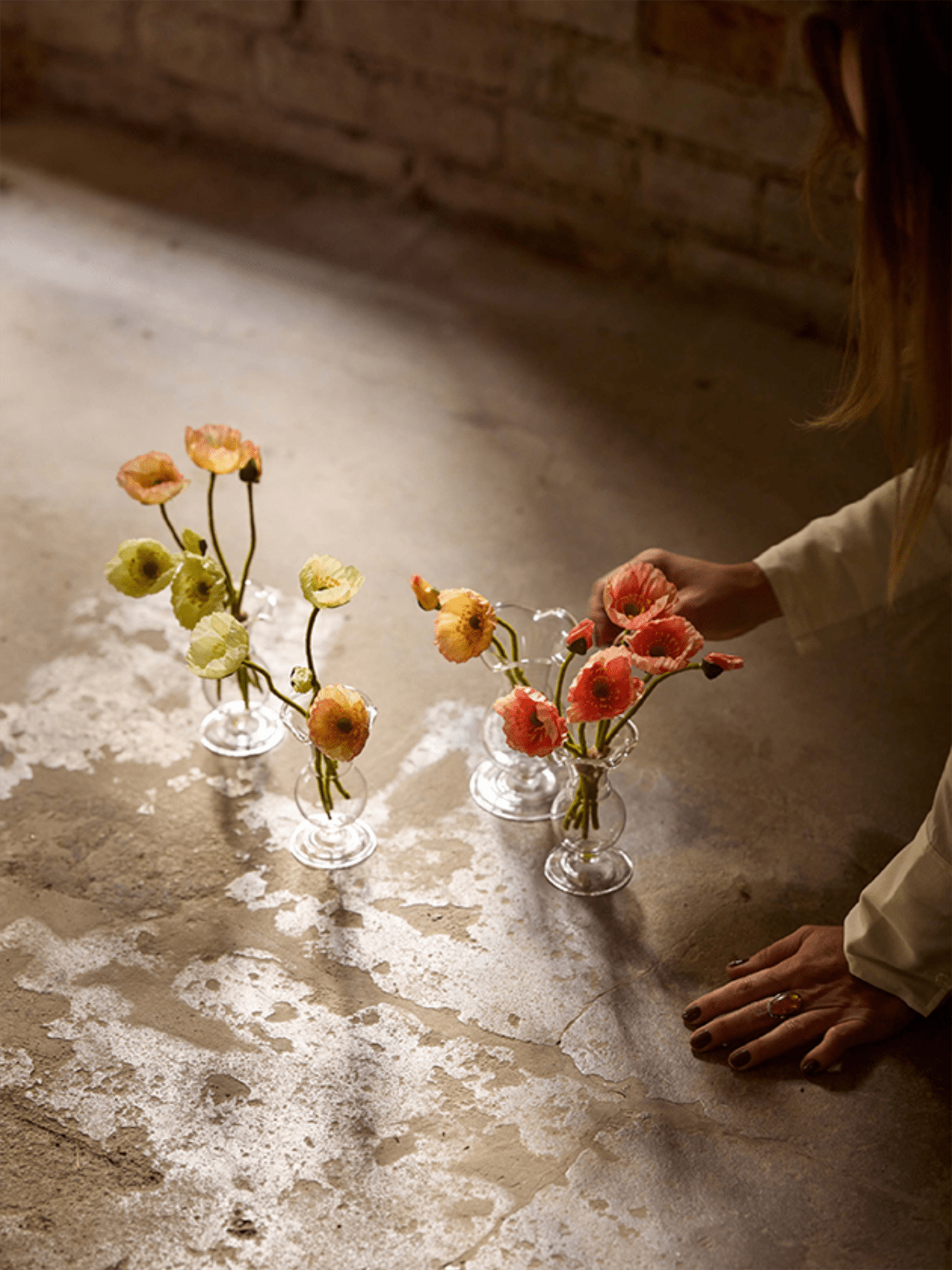 Blomst - Valmue H22cm Rosa - at home