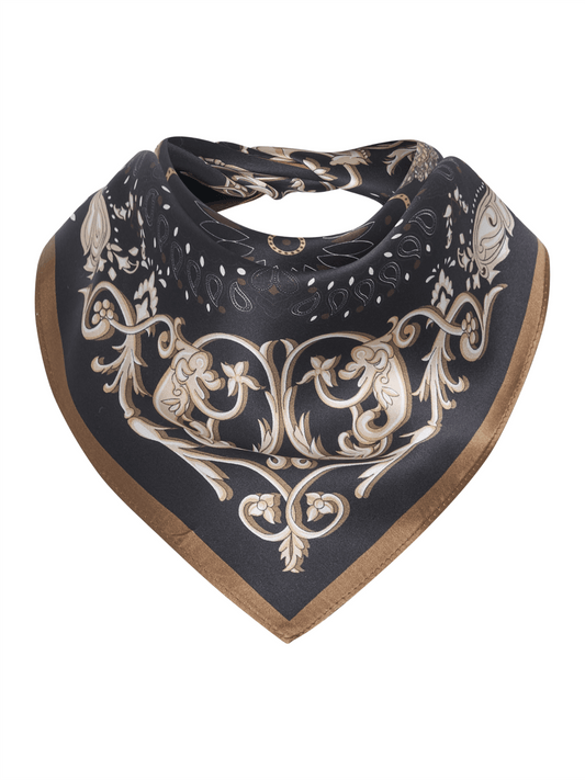 Bonita Scarf - Black - at home