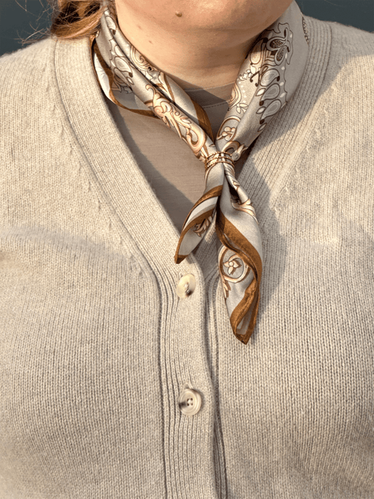 Bonita Scarf - Champagne - at home
