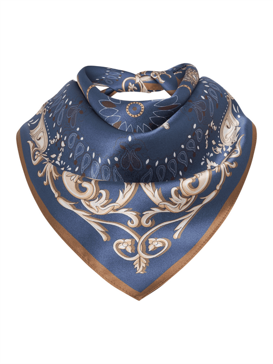 Bonita Scarf - Shaded Blue - at home