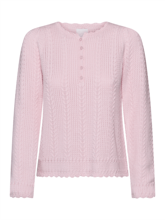 Bridget Pullover - Soft Pink - at home