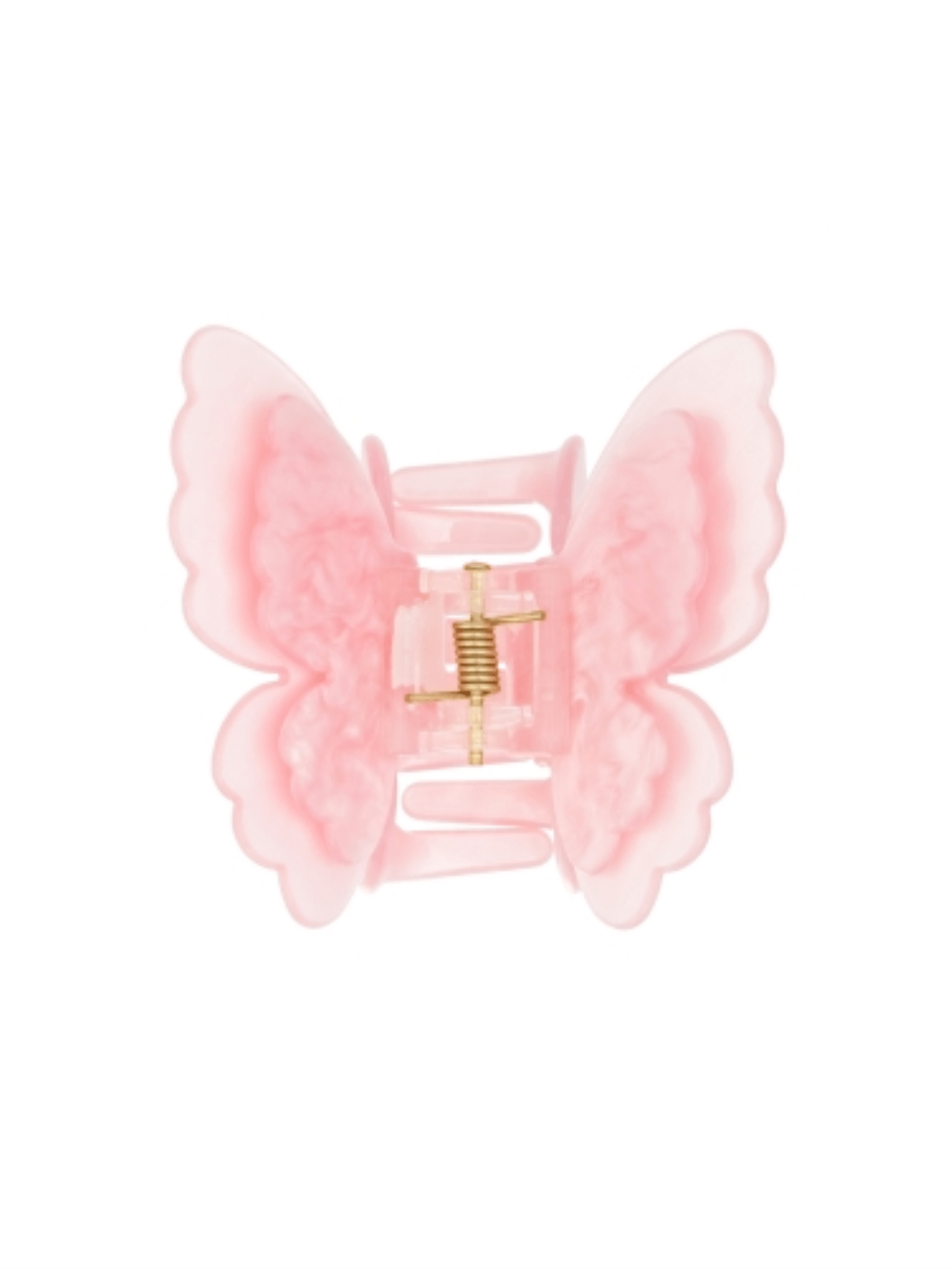 Butterfly Hair Claw - Pale Rose - at home