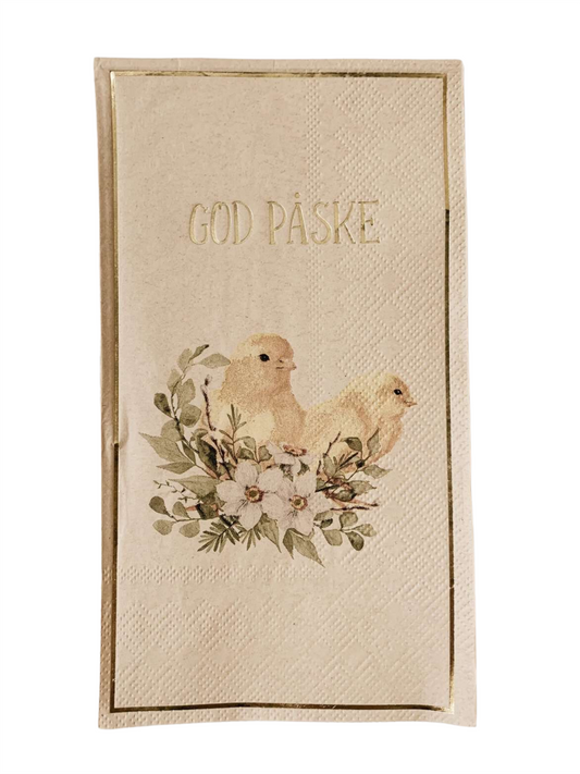 Servietter - God Påske 33x40cm