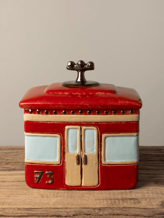 Cable Car Box - Red - at home