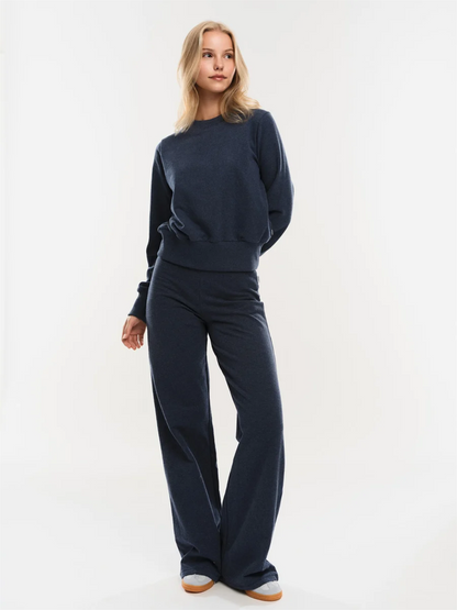 Tilly Pants Wide - Denim Blue