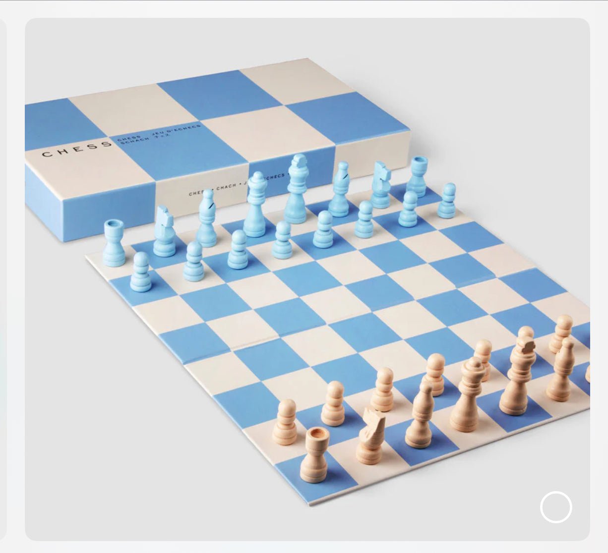 Chess - Beige/Blue - at home