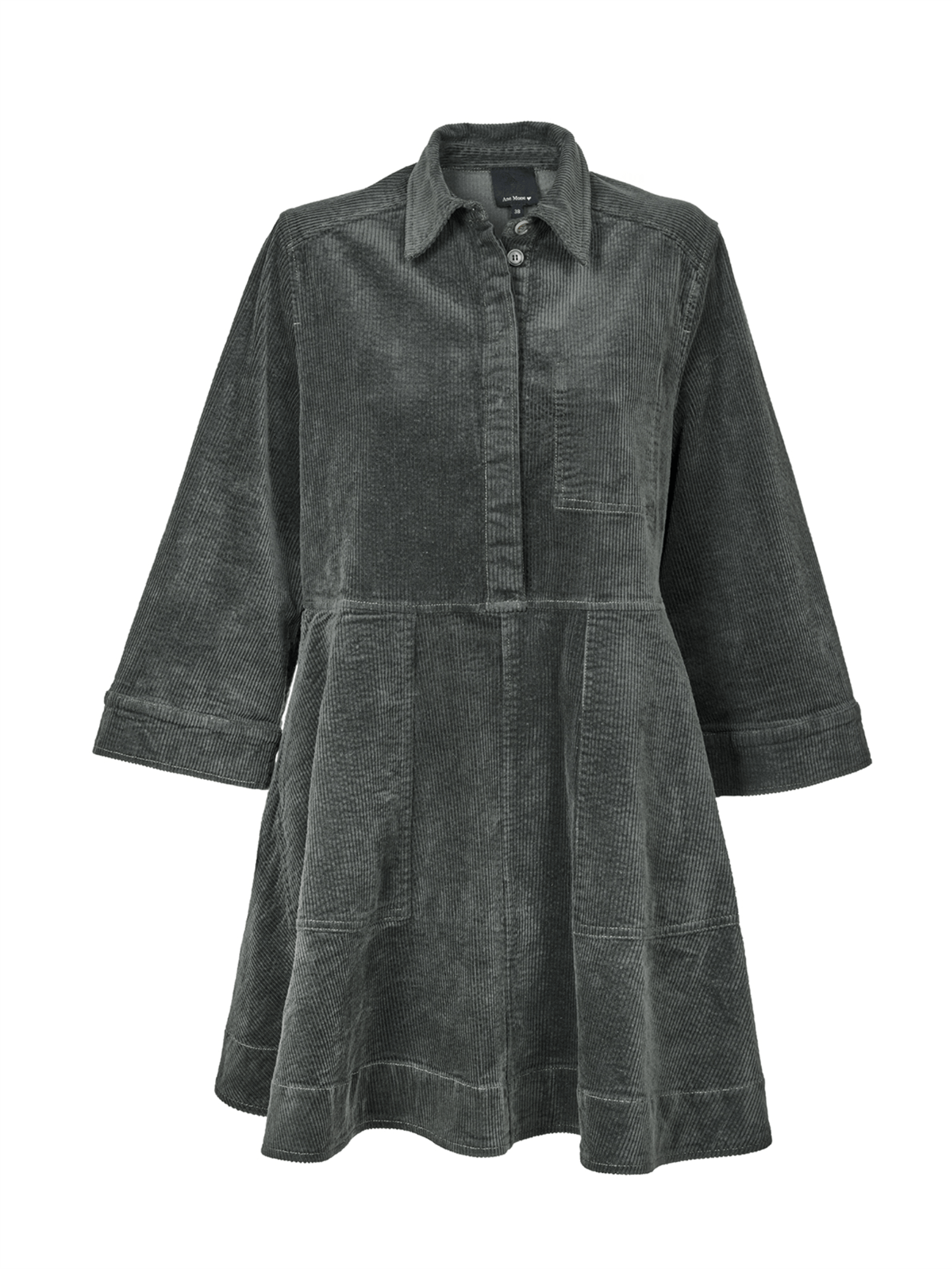 Chloe Dress - Loden Green - at home