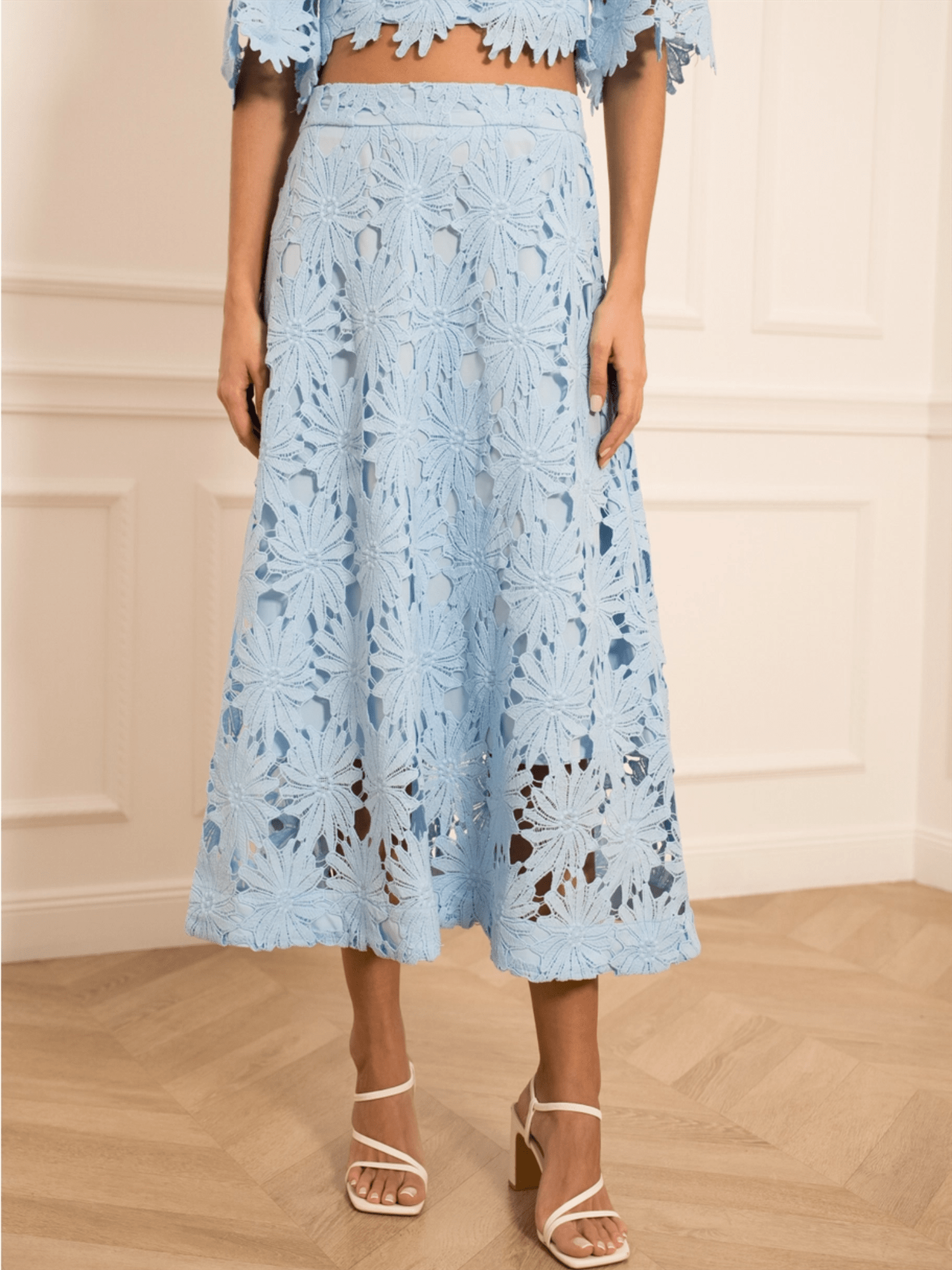 Chloé Skirt - Light Blue - at home